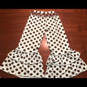 Mustard Pie Ruffle Pants, GUC, size 10